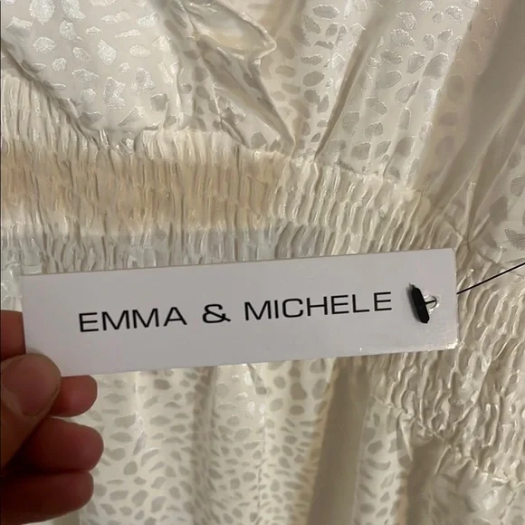 White Ruffled Dress - Picture 3 of 6